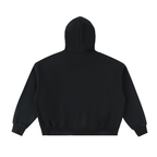 Heavyweight Cropped Full-Zip Streetwear Hoodie