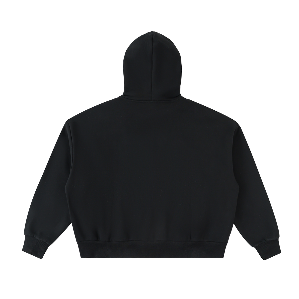 Heavyweight Cropped Full-Zip Streetwear Hoodie