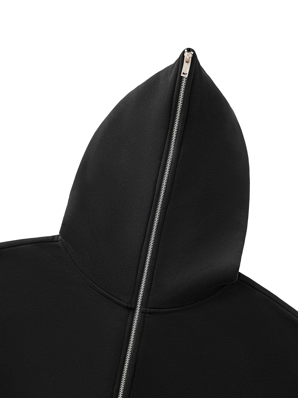 Heavyweight Cropped Full-Zip Streetwear Hoodie