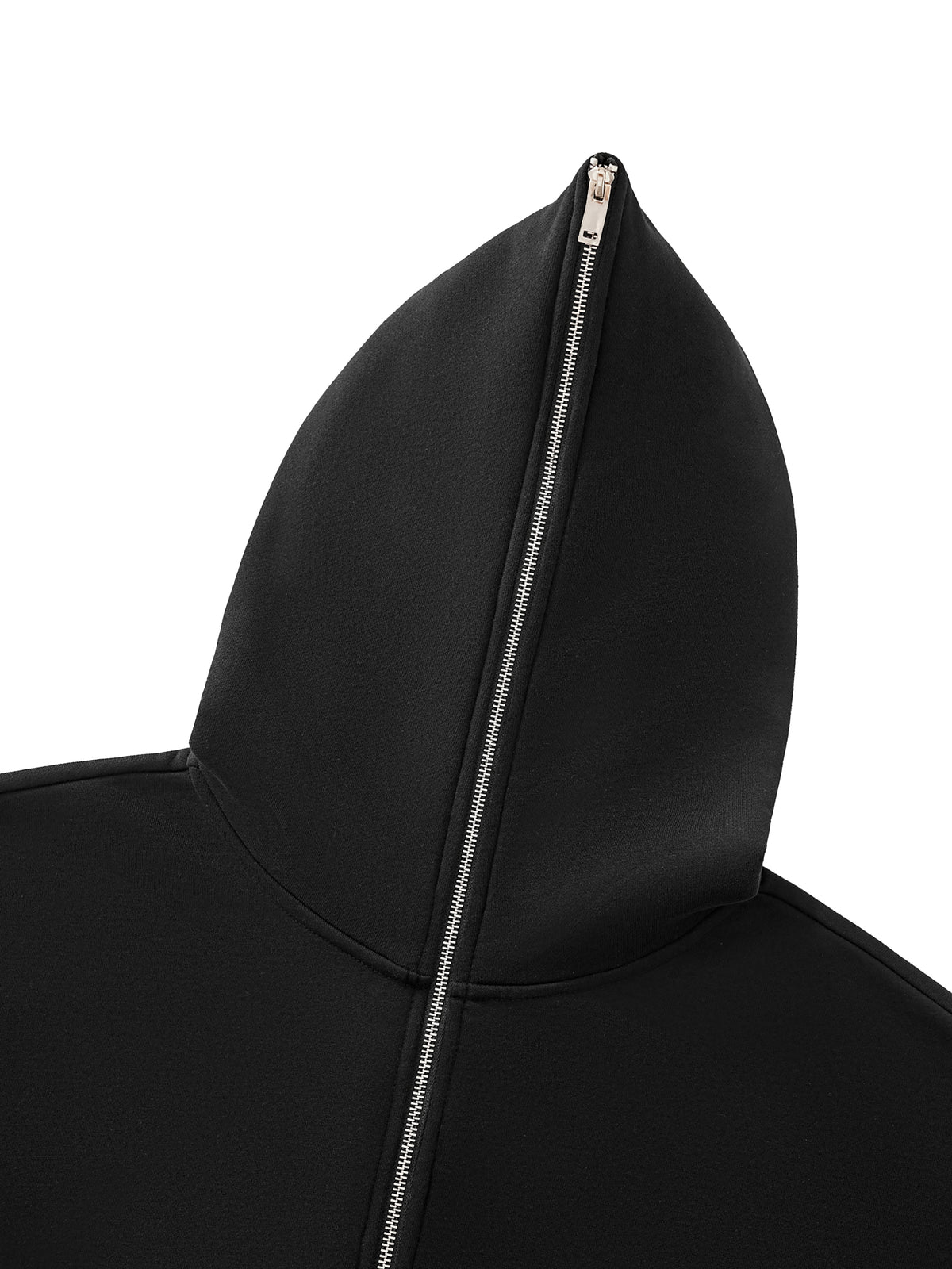 Heavyweight Cropped Full-Zip Streetwear Hoodie