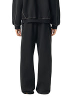 Contrast-Stitched Fleece Sweatpants